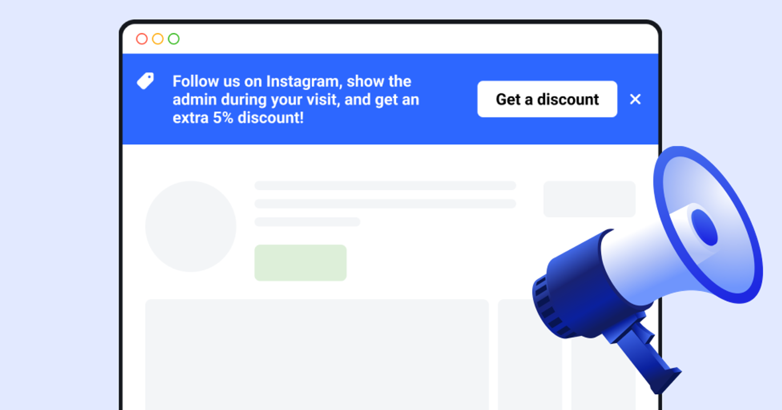 ⚡ Painel promocional para o seu site